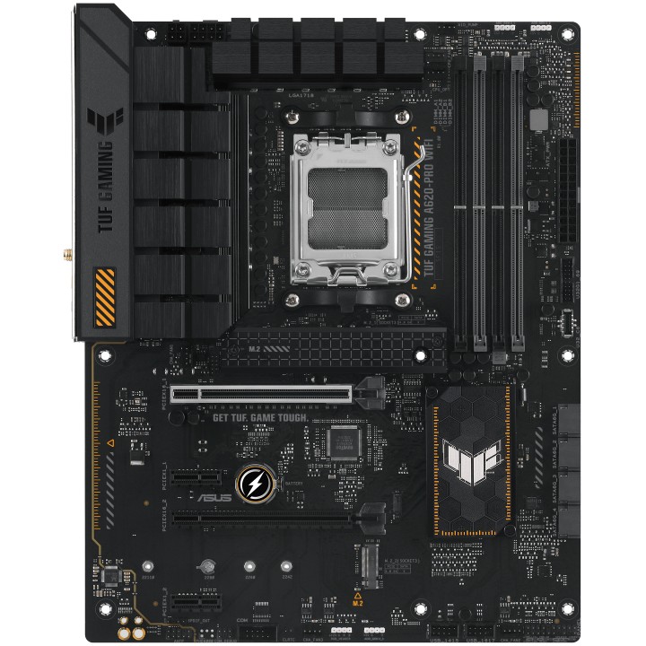 Pllakë Amë MB ASUS TUF GAMING A620-PRO WIFI (AMD.AM5.DDR5.ATX)