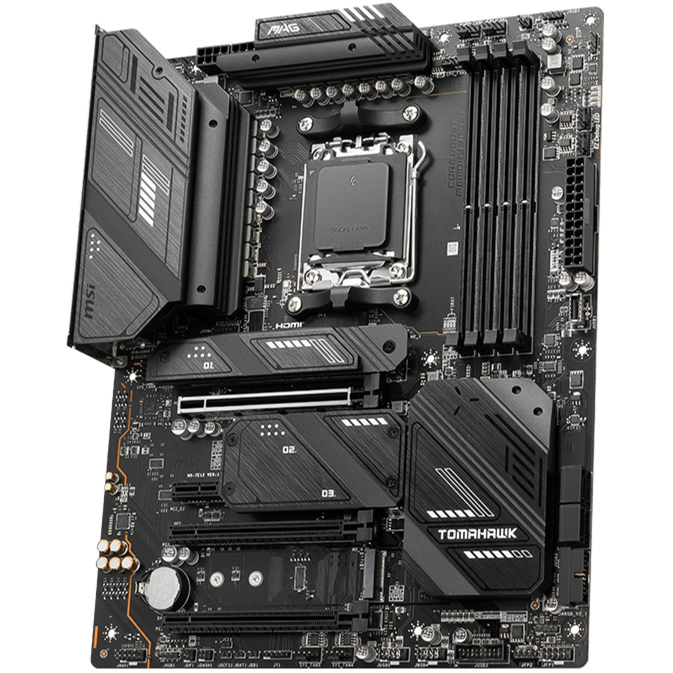 Pllakë Amë AMD AM5 MSI X670E Tomahawk WIFI / ATX / DDR5 / HDMI+DP - Figura 3