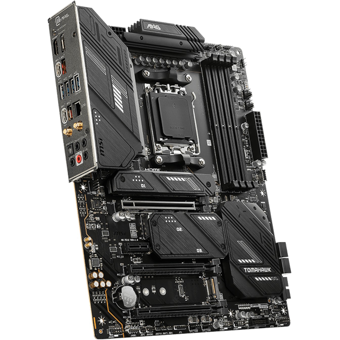 Pllakë Amë AMD AM5 MSI X670E Tomahawk WIFI / ATX / DDR5 / HDMI+DP - Figura 4