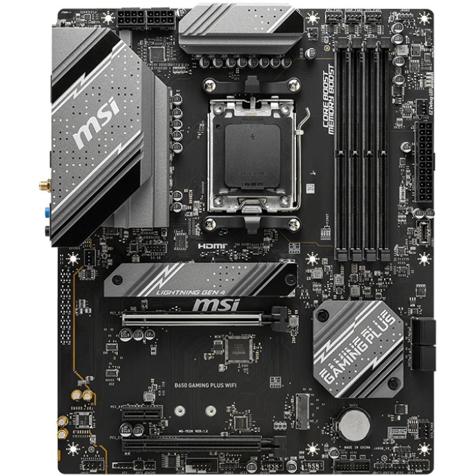 Pllakë amë AMD AM5 MSI B650 GAMING PLUS WIFI ATX