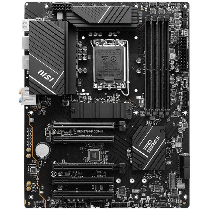 Pllakë Amë MB Intel MSI PRO B760-P II / Intel Socket 1700 / DDR4 / ATX / HDMI+DP - Figura 2