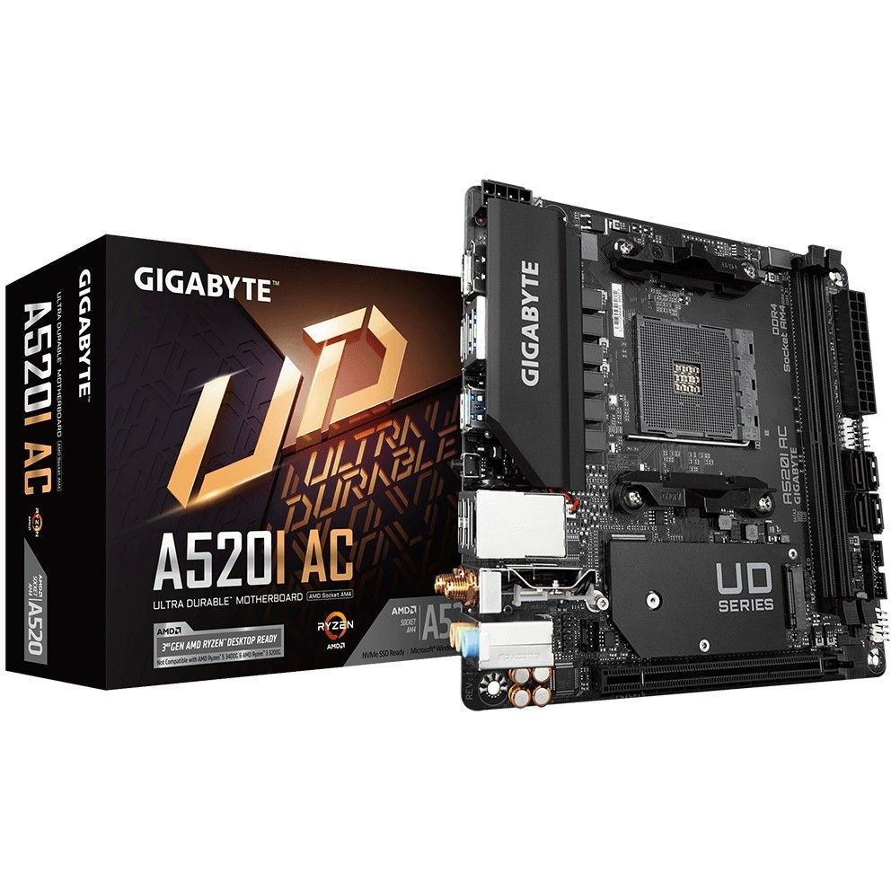 Pllakë Amë Gigabyte A520I AC