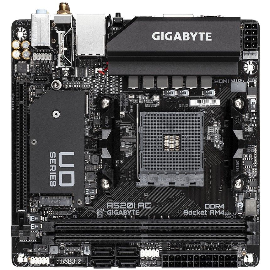 Pllakë Amë Gigabyte A520I AC - Figura 2