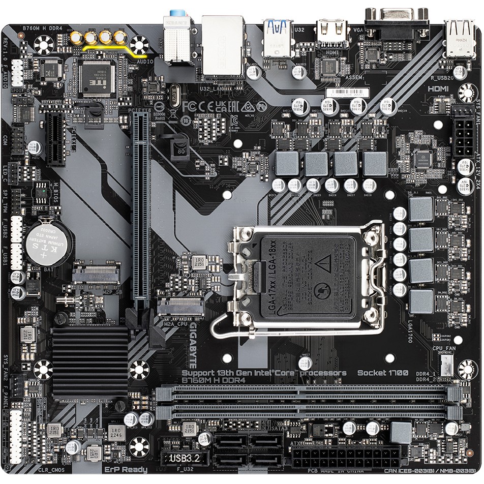 Pllakë Amë GA-B760M H DDR4 - Figura 5