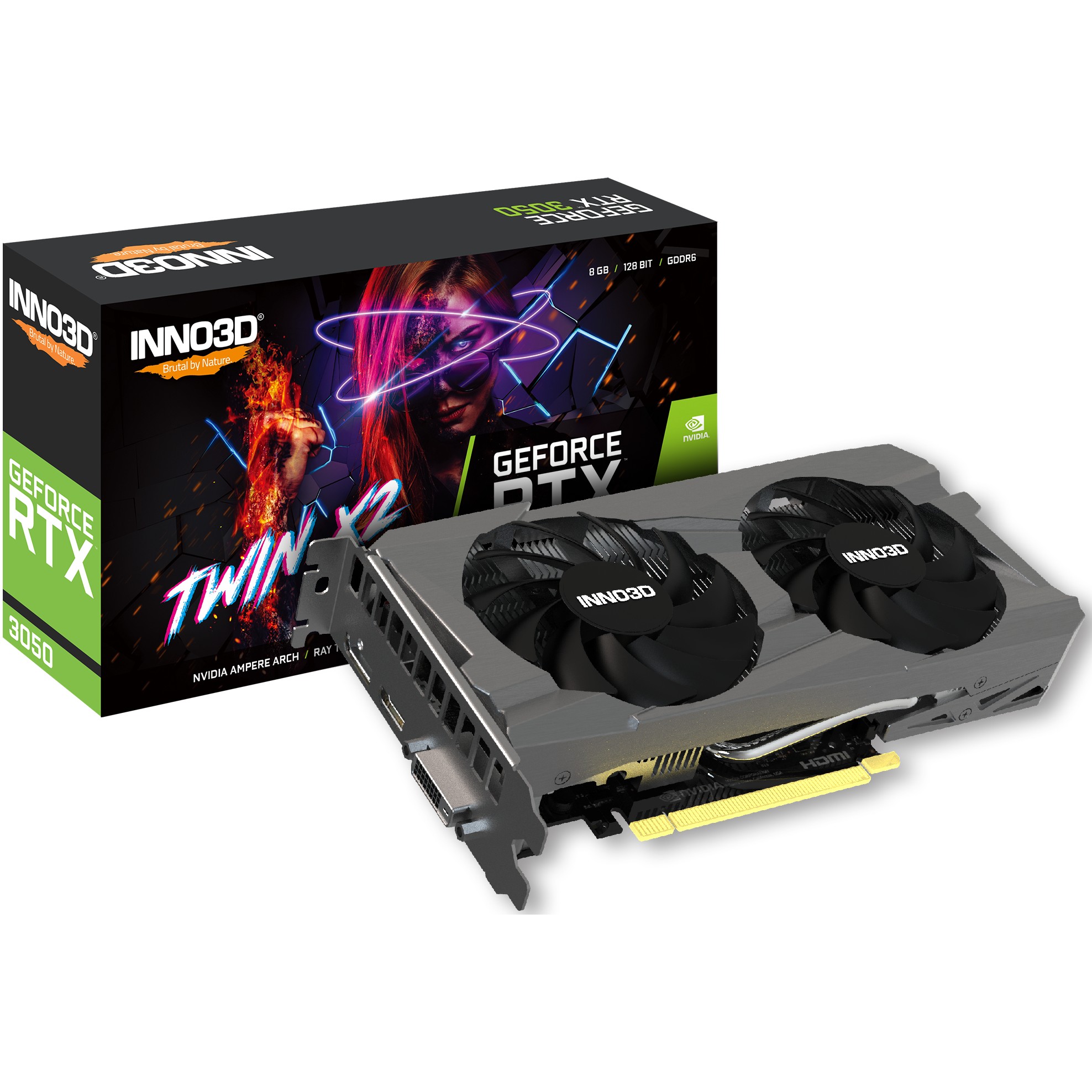 Kartelë grafike Inno3D Twin X2 RTX 3050 8GB GDDR6 - Figura 3
