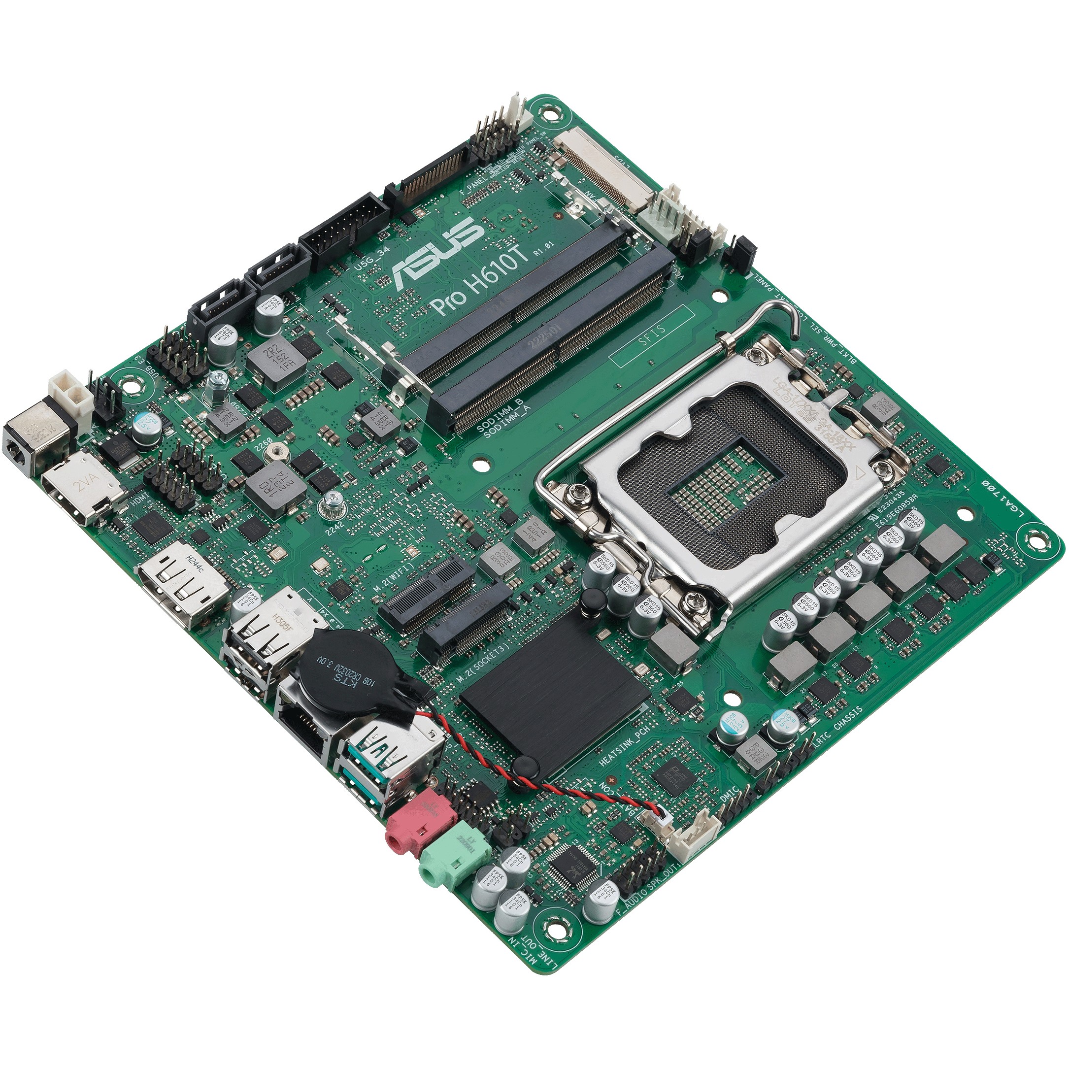 Pllakë Amë MB Intel ASUS PRO H610T-CSM mITX / LGA 1700 / DDR5 / HDMI+DP - Figura 5