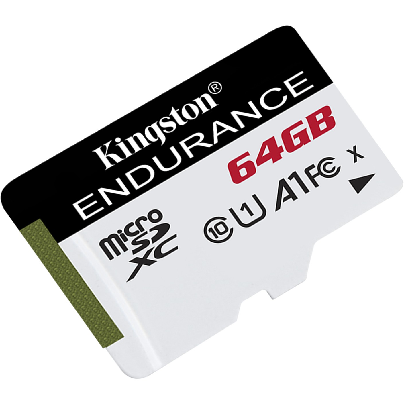 Kartë Memorie SD CARD 64GB KINGSTON microXC Endurance 95R/45W C10 A1 UHS-I Card Only - Figura 2