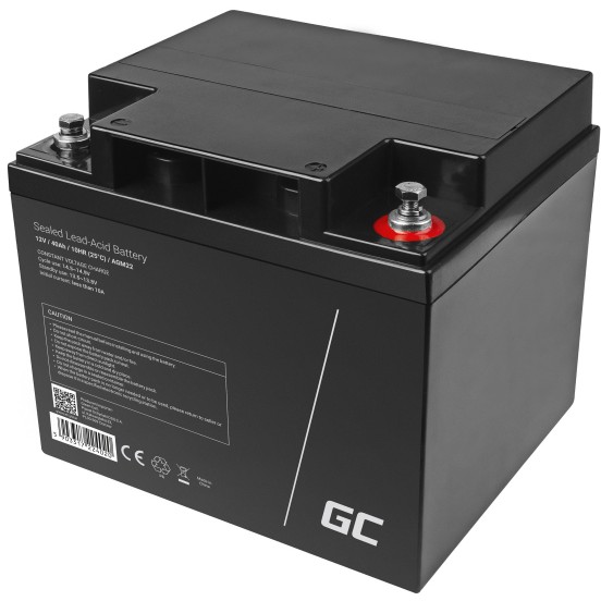 Bateri të mëdha Green Cell Replacement Battery AGM22 12V / 40Ah - Figura 2