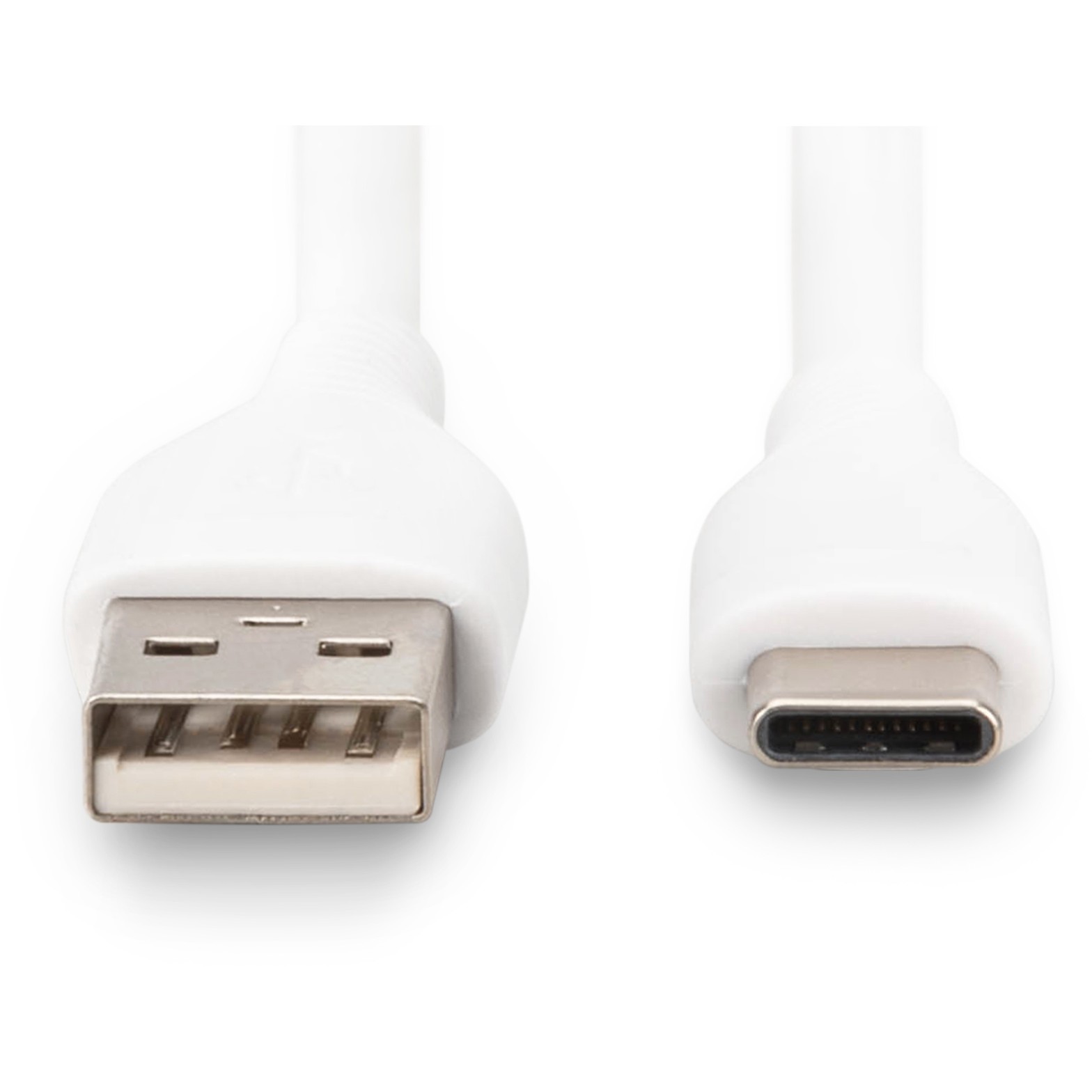 Kabllo Digitus USB-A & USB-C 2.0 (ST-ST) 1m, 60W, e bardhë - Figura 2