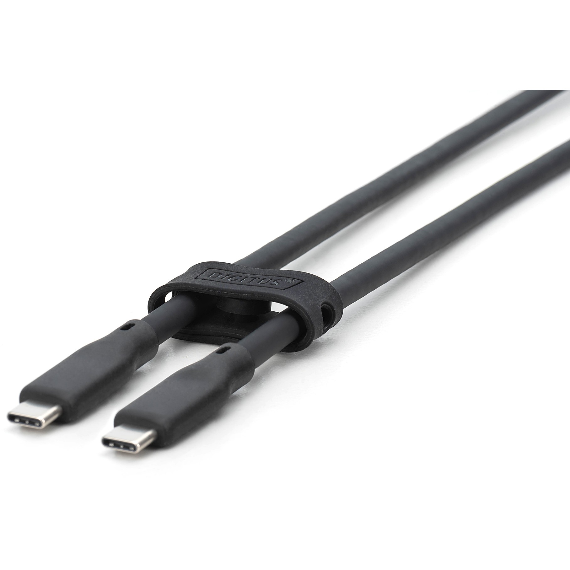 Kabllo Digitus USB-C 3.2 (ST-ST) 0.5m 4K 100W, e zezë - Figura 3