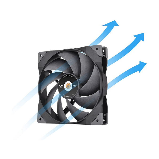 Ftohës për Kasë Thermaltake GT14 / 140mm / TT Premium Edition / 1-Pack – Zezë - Figura 2