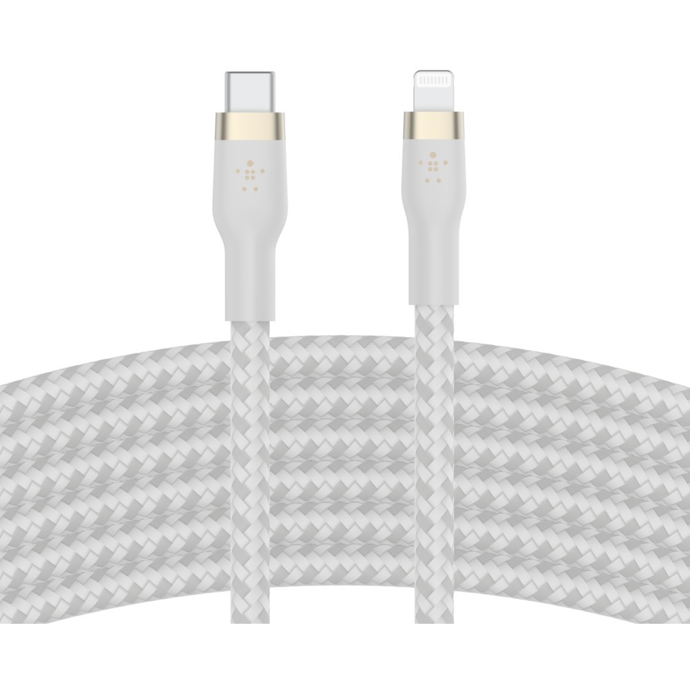 Kabllo USB Belkin / PRO Flex / Lightning–USB-C / 15W / Apple certified / 2m - Bardhë - Figura 3
