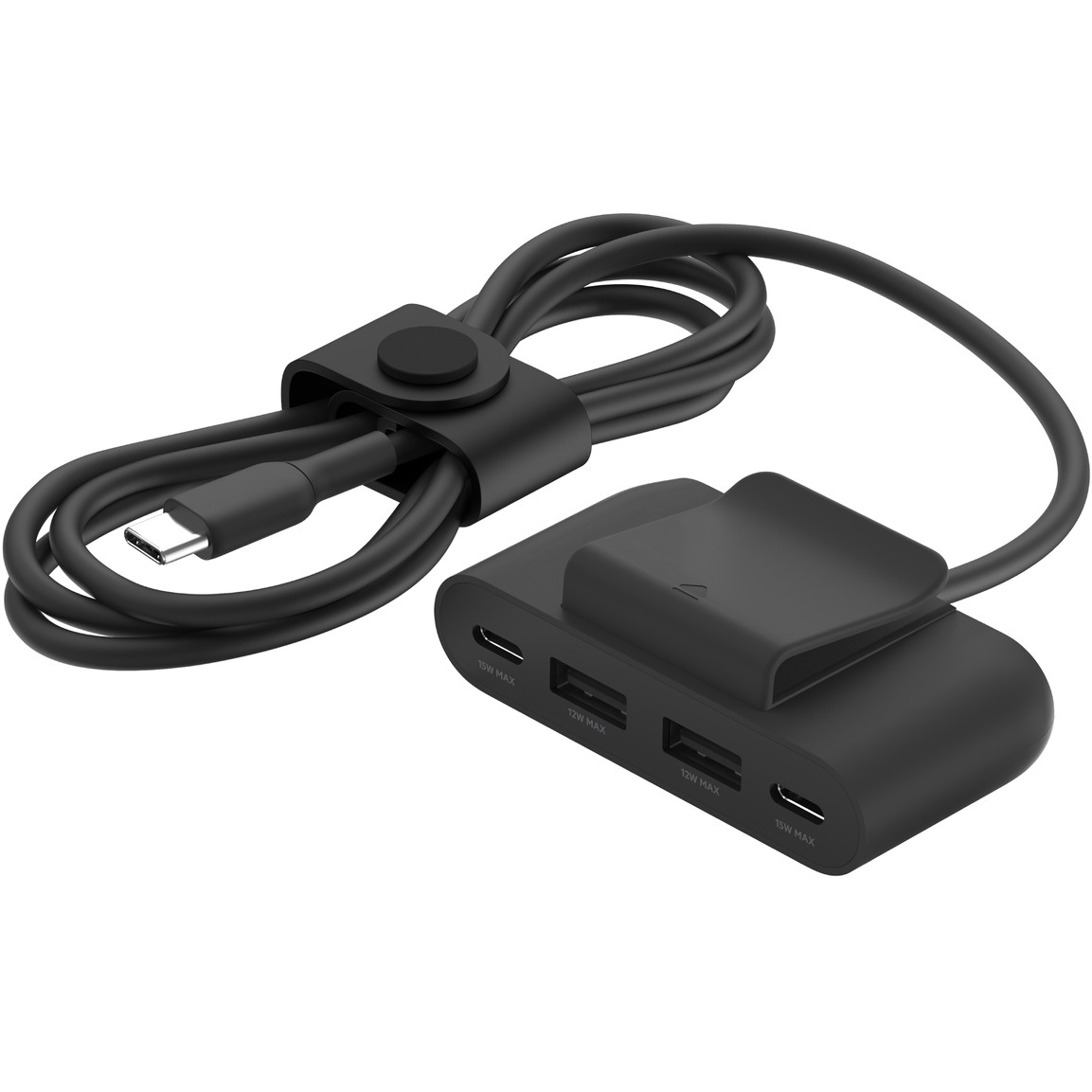 iPhone Belkin 4-Port USB-Splitter 2x USB-C. 2x USB-A. max. 30 W. e zezë - Figura 3