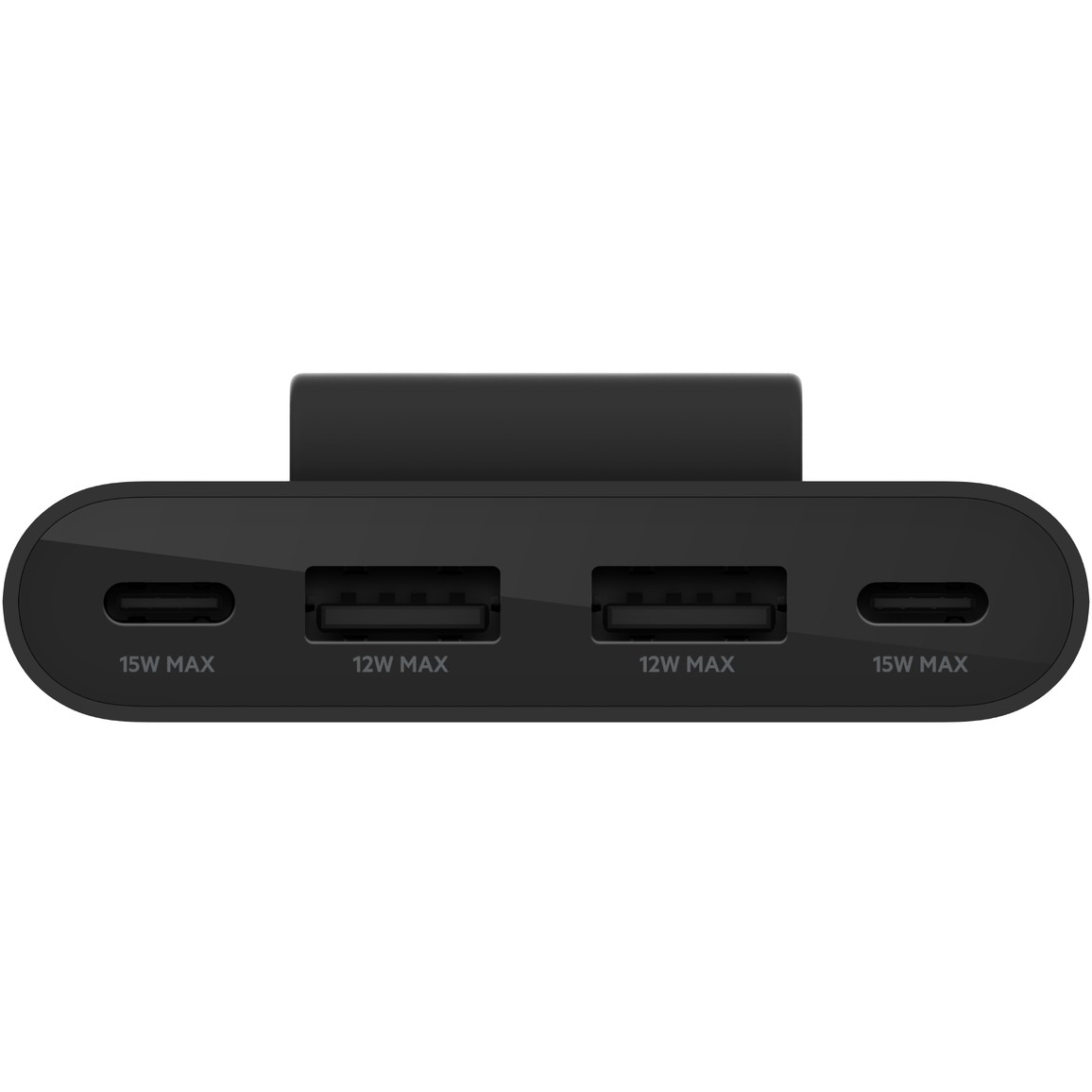 iPhone Belkin 4-Port USB-Splitter 2x USB-C. 2x USB-A. max. 30 W. e zezë - Figura 4