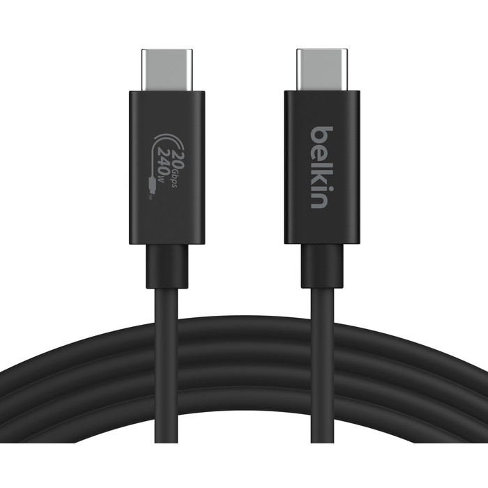 Aksesorë për telefon Belkin USB4 Kabllo USB-C/USB-C. 240W. 20 Gbit/s. 2m