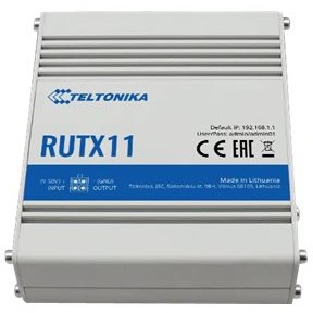 Ruter Industrial Teltonika RUTX11 LTE Cat6, Dual Band, Wifi