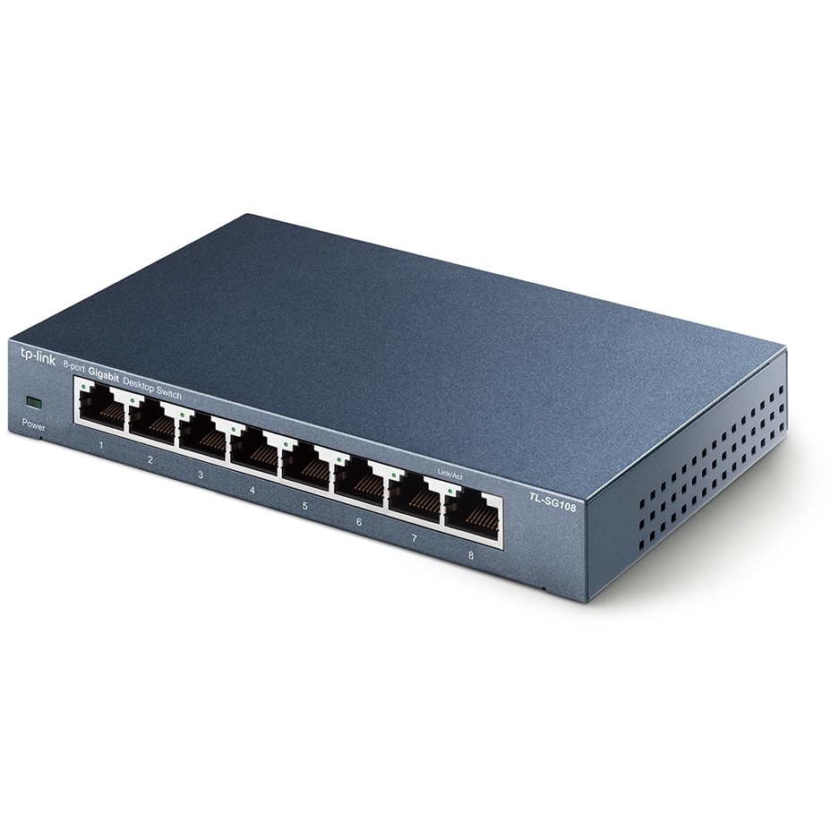 Switch 8P TP-LINK TL-SG108 Metal - Figura 2