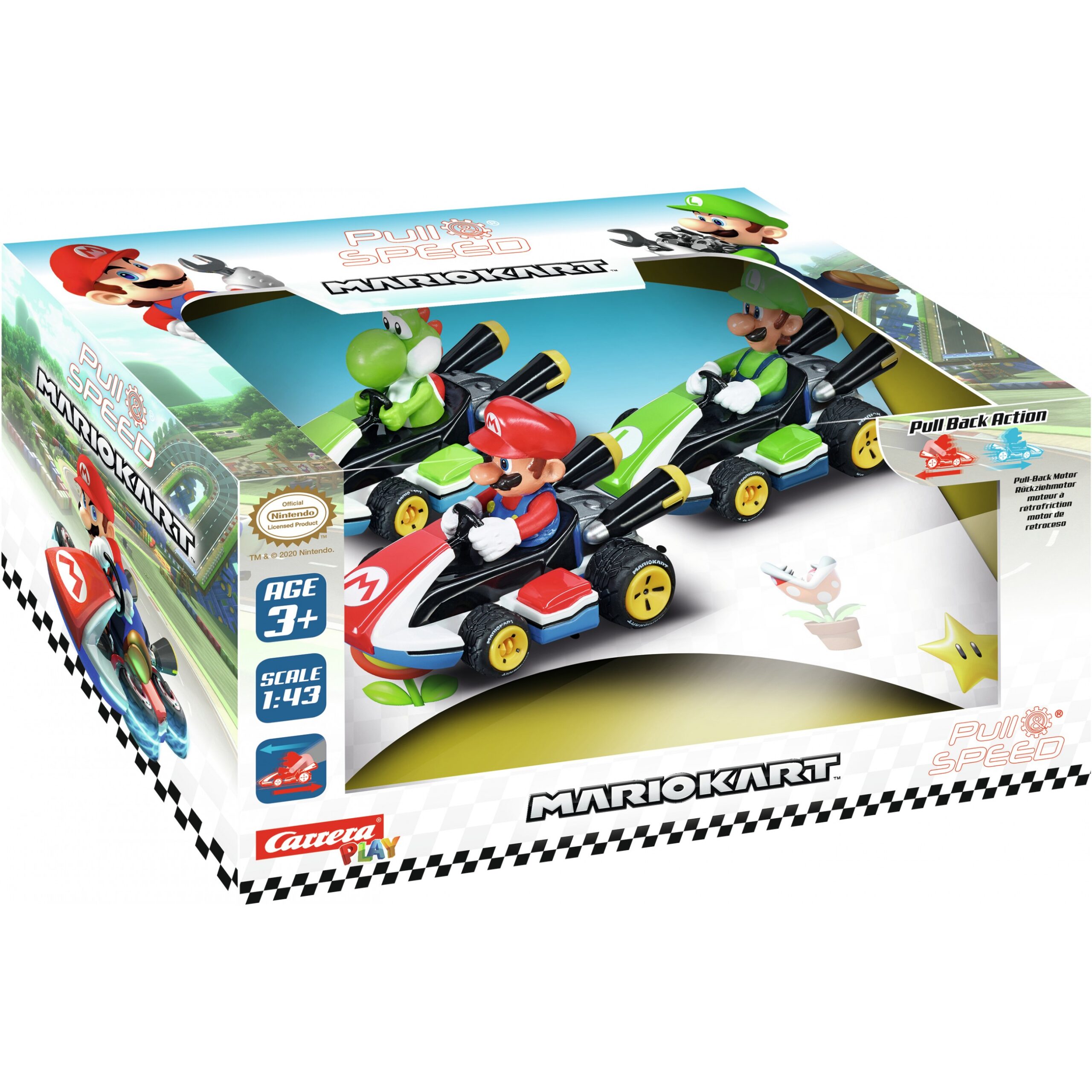 Lodra Carrera - Pull & Speed - Mario Kart™ - 3Pako - Figura 4