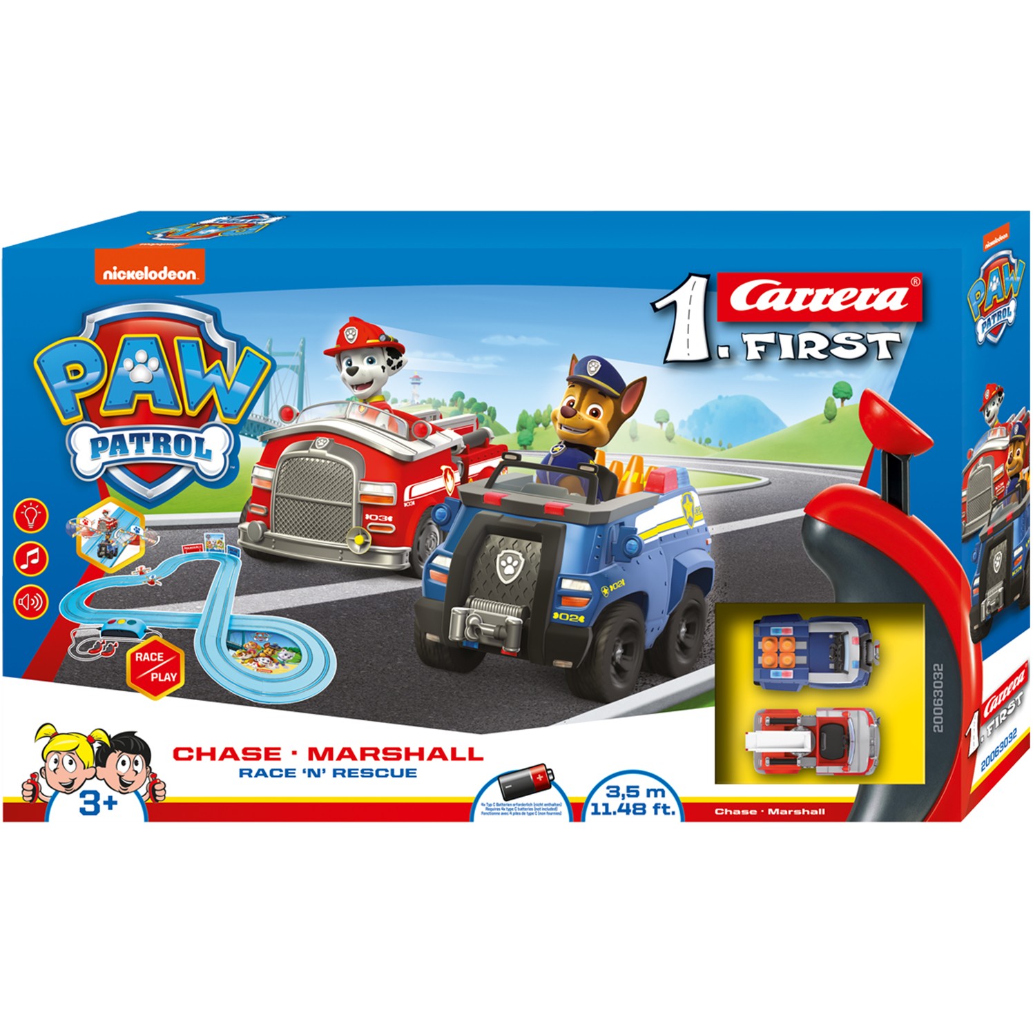 Lodra Carrera - Setet e Para - PAW PATROL - Garë dhe Shpëtim