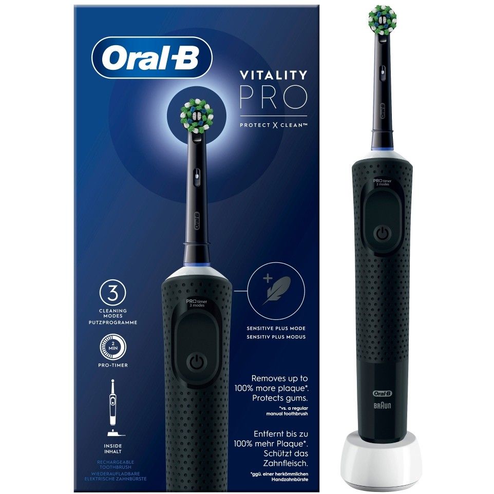 Furcë dhëmbësh elektrike Oral-B Vitality Pro D103 - Zezë - Figura 2