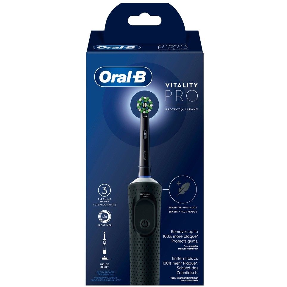 Furcë dhëmbësh elektrike Oral-B Vitality Pro D103 - Zezë - Figura 3