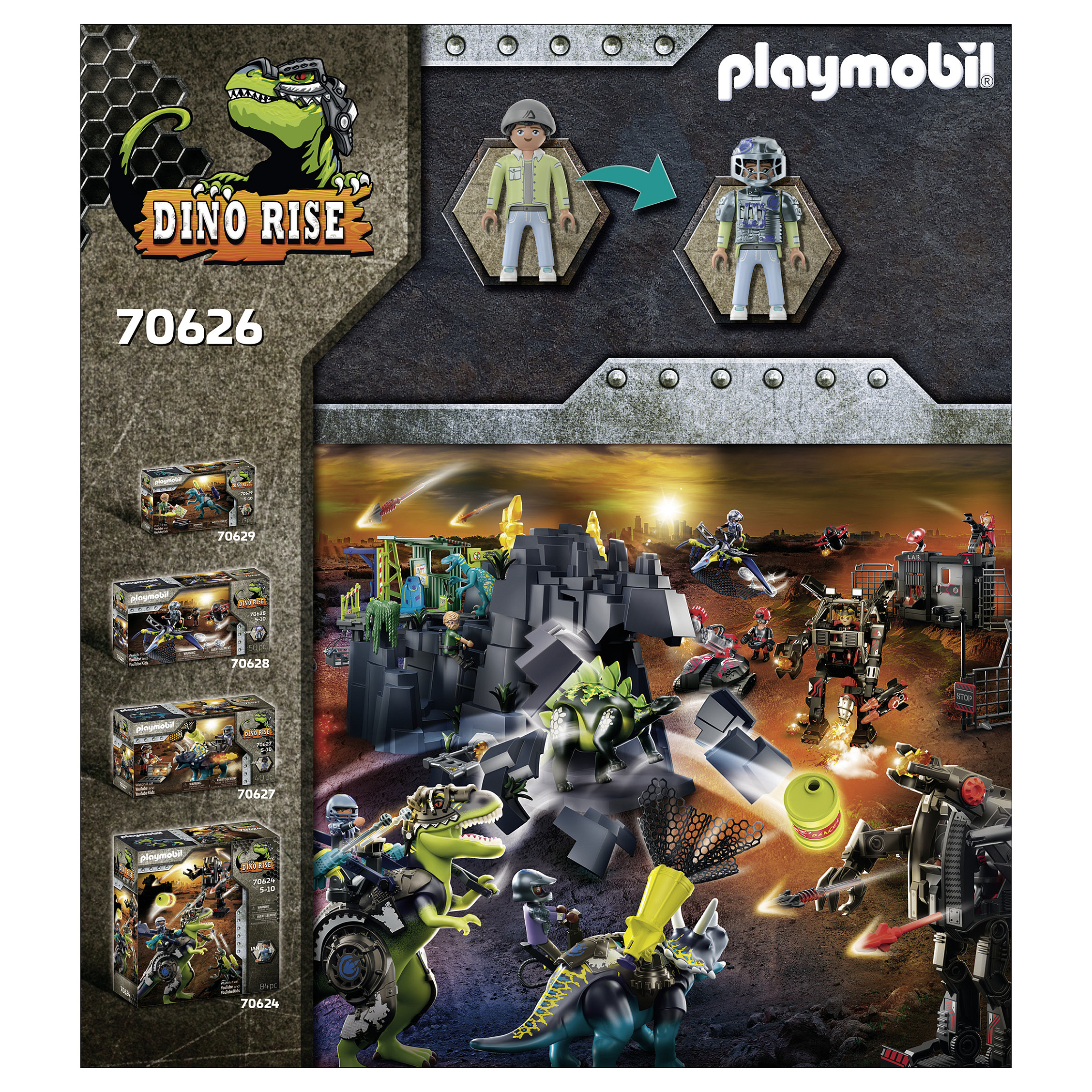 Lego Dino Rise Saichania Defense of the Battle Runner - Figura 2