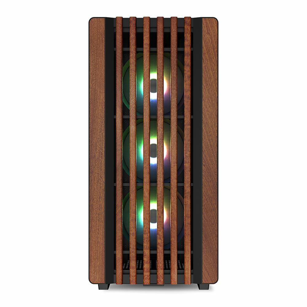 Kasë Midi Sharkoon Rebel C70G RGB – Zezë - Figura 3