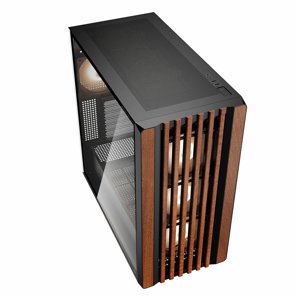 Kasë Midi Sharkoon Rebel C70G RGB – Zezë - Figura 5