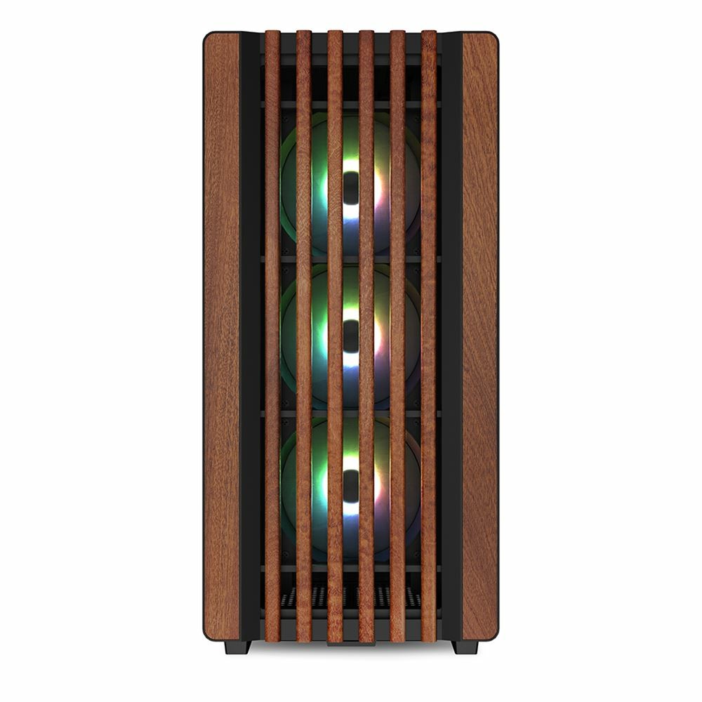 Kasë Midi Sharkoon Rebel C70M, RGB, e zezë - Figura 3