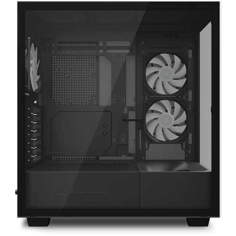 Kasë Midi Sharkoon Rebel C60, RGB, e zezë - Figura 3