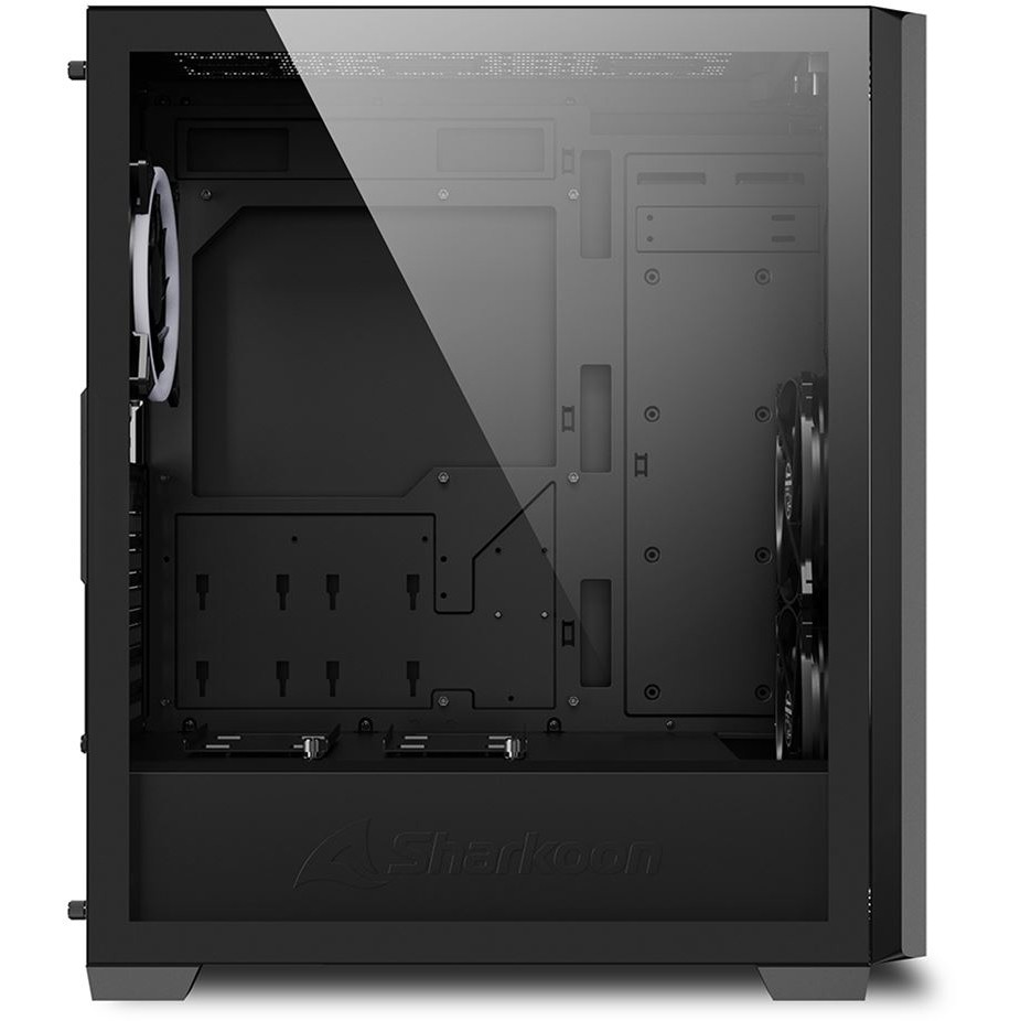 Kasë Midi Sharkoon VS9, RGB, e zezë - Figura 4