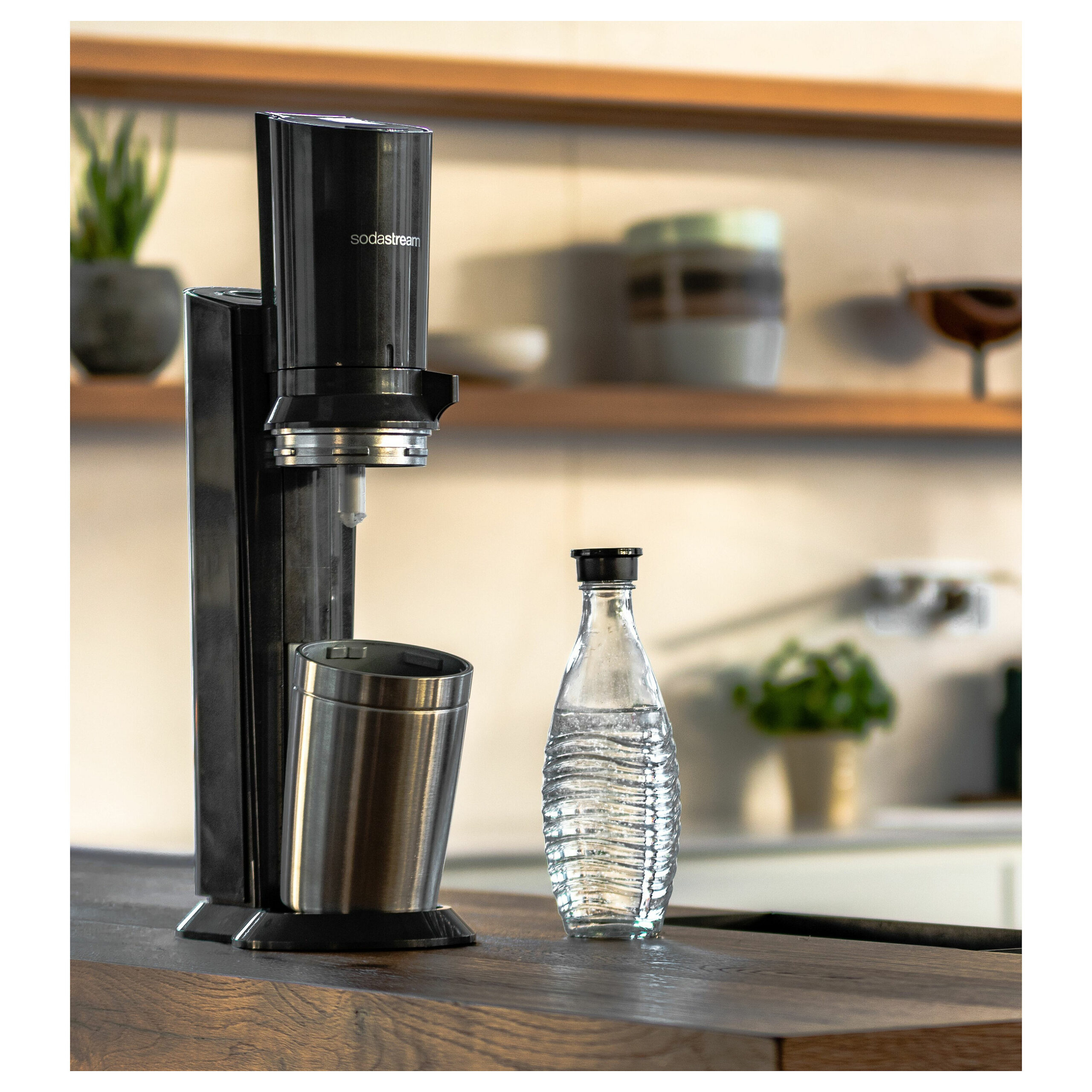 Aparat për ujë me gaz SodaStream Crystal 3.0 / 1 Glass Carafe - Zezë - Figura 4