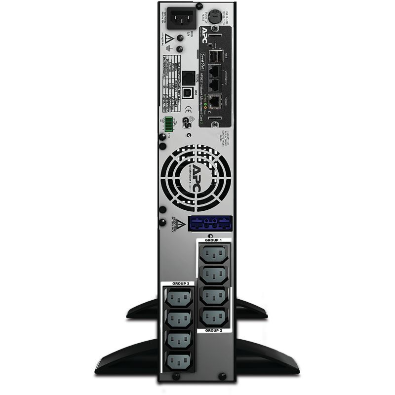 APC Smart-UPS X SMX1500RMI2UNC – 1500VA 1200W Line-Interactive Rack/Tower UPS 2U with LCD, AVR, SmartSlot & Network Card – Reliable Power Protection for Servers & IT Infrastructure - Figura 3