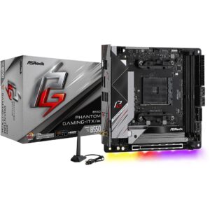 Pllakë Amë AMD AM4 ASROCK B550 PHANTOM GAMING-ITX/AX / Mini ITX / DDR4 / HDMI+DP