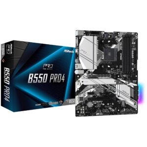 Pllakë Amë AMD AM4 ASRock B550 Pro4 / ATX / DDR4 / VGA+HDMI