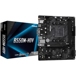 Pllakë Amë AMD AM4 ASRock B550M-HDV / mATX / DDR4 / HDMI+DVI+VGA