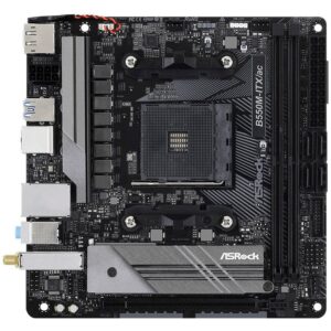 Pllakë Amë ASRock B550M-ITX/ac AM4 mITX HDMI/DP DDR4 retail
