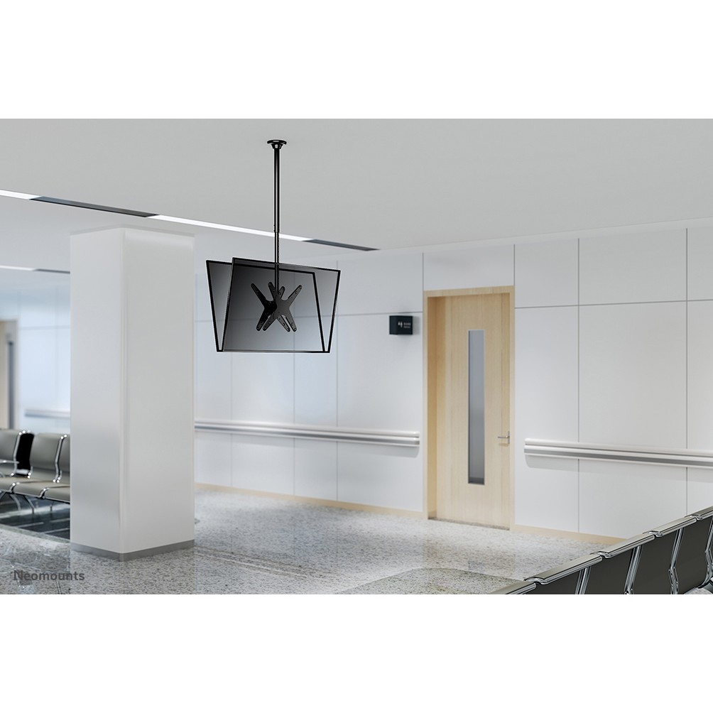 Mbajtëse për TV Double ceiling mount for flat screens/TVs 32' to 75" 2x 50KG Black Neomounts - Figura 3
