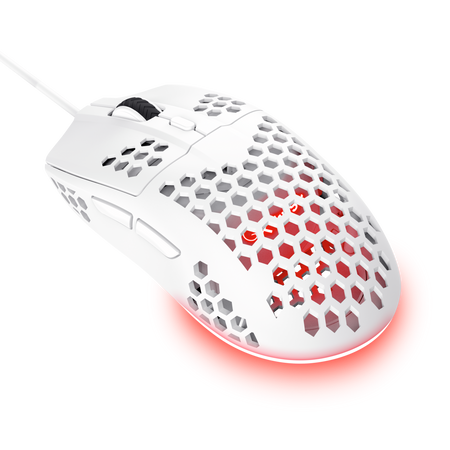 Mouse Gaming Trust GXT 928W / 6.400 dpi / optical / 6 buttons / RGB / I bardhë - Figura 2