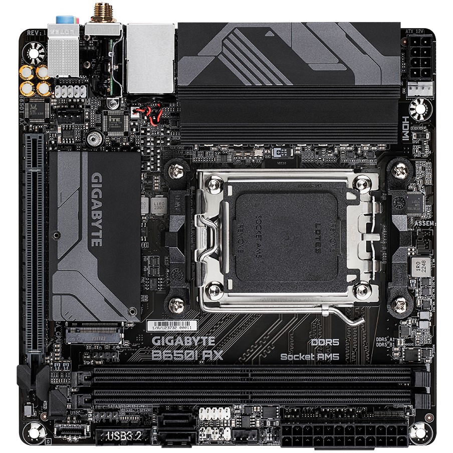 Pllakë Amë Gigabyte B650I AX ITX - Figura 4