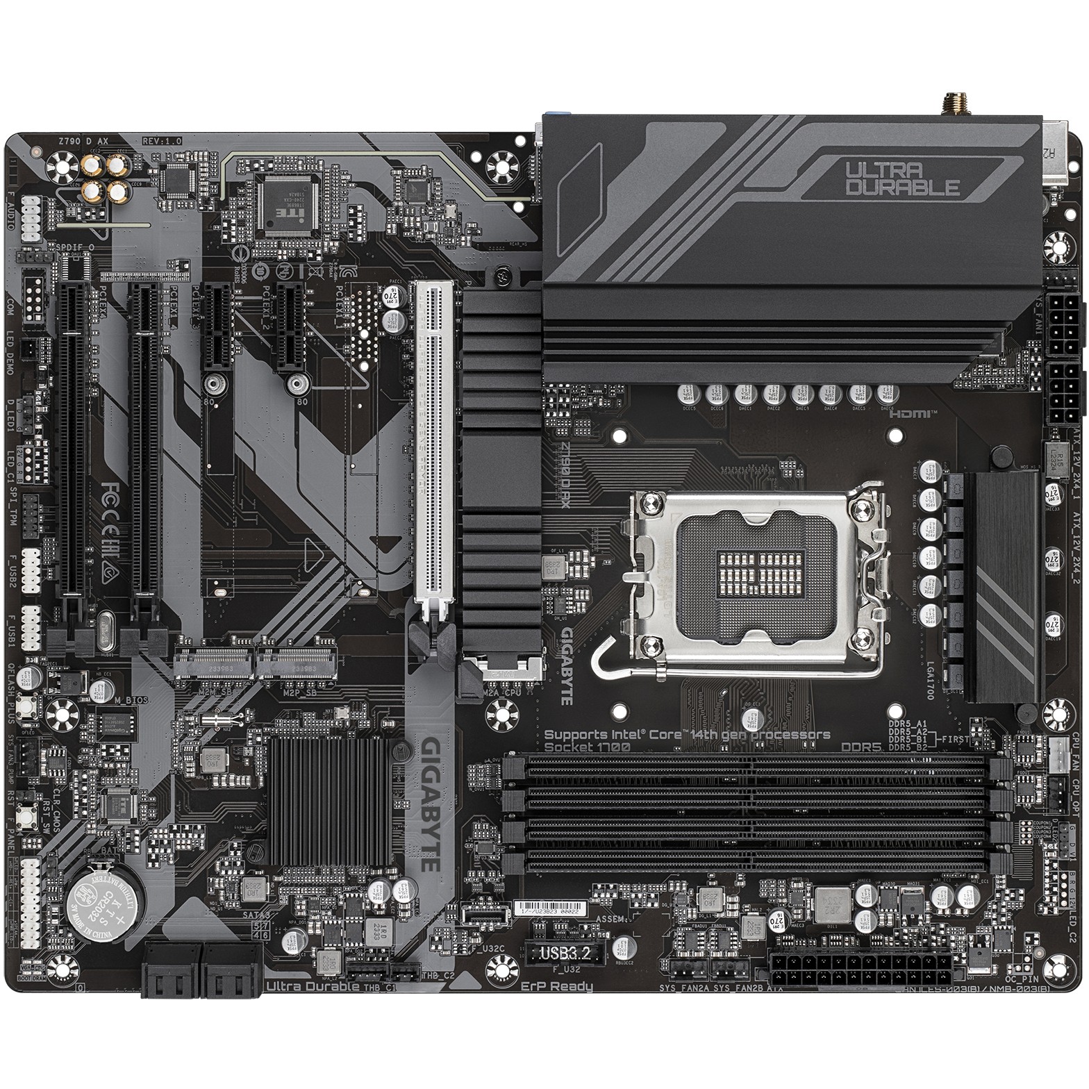 Pllakë Amë MB Intel Gigabyte Z790 D AX / LGA 1700 / DDR5 / HDMI+DP - Figura 4