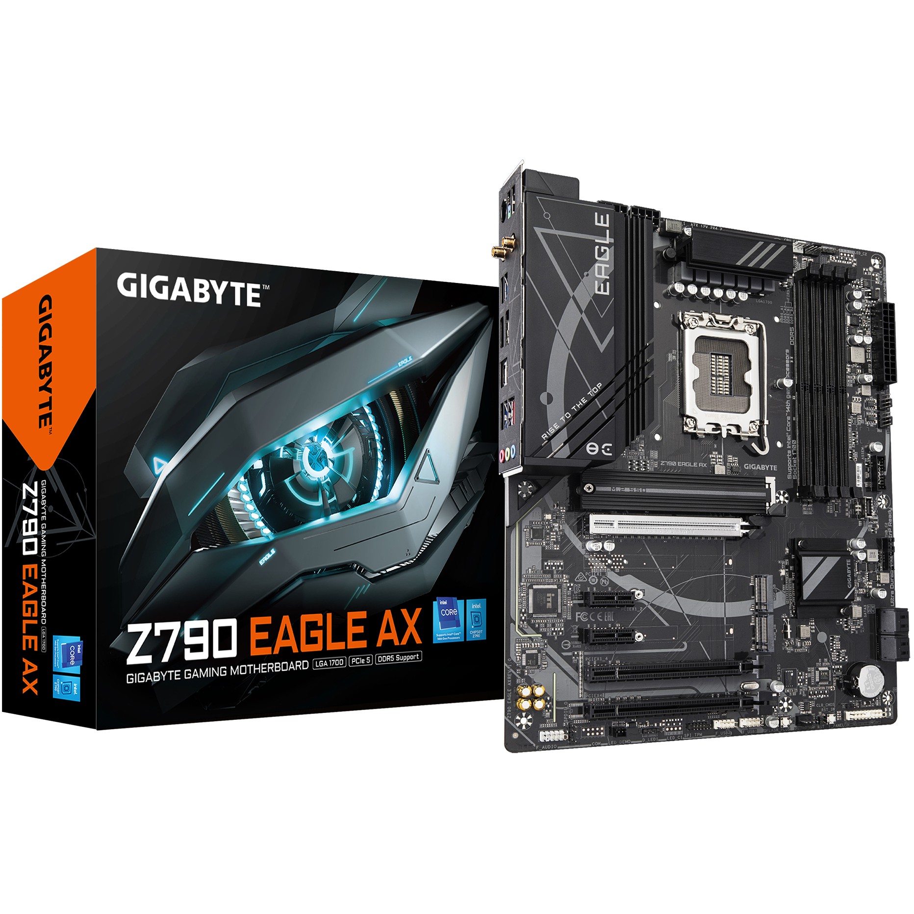 Pllakë Amë MB Intel Gigabyte Z790 Eagle AX / LGA 1700 / DDR5 / HDMI+DP