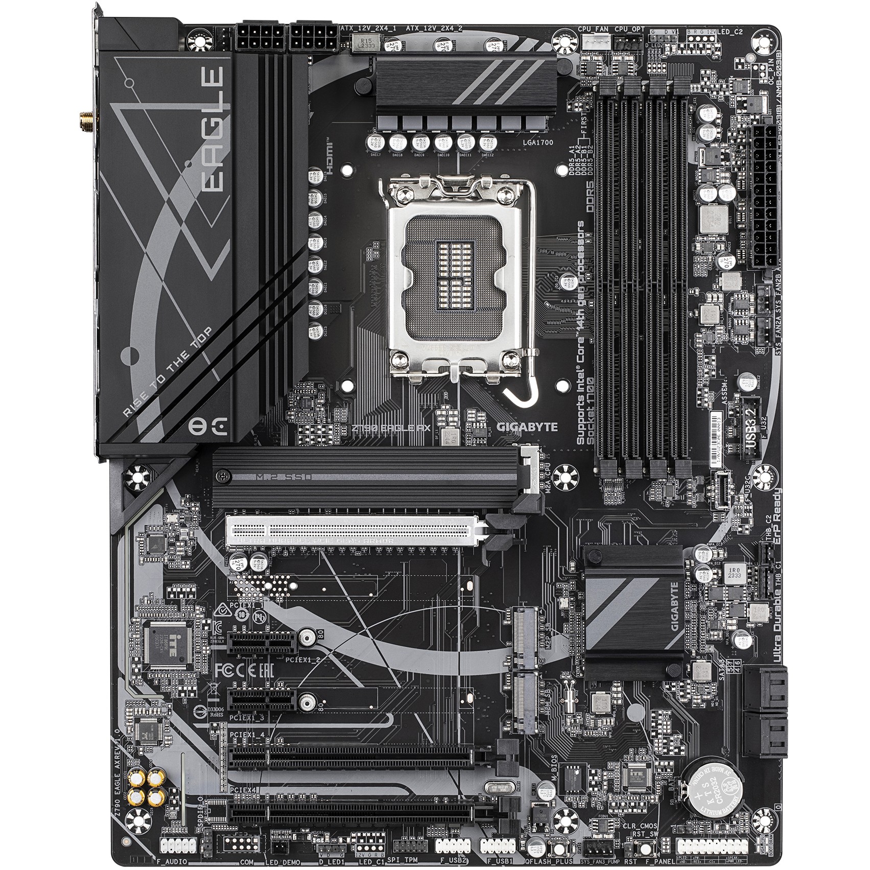 Pllakë Amë MB Intel Gigabyte Z790 Eagle AX / LGA 1700 / DDR5 / HDMI+DP - Figura 2