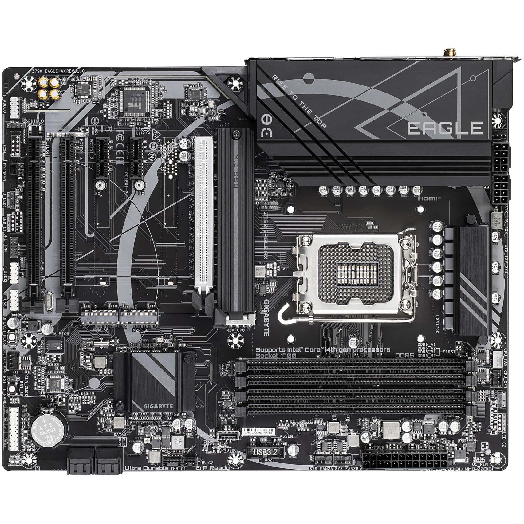 Pllakë Amë MB Intel Gigabyte Z790 Eagle AX / LGA 1700 / DDR5 / HDMI+DP - Figura 4