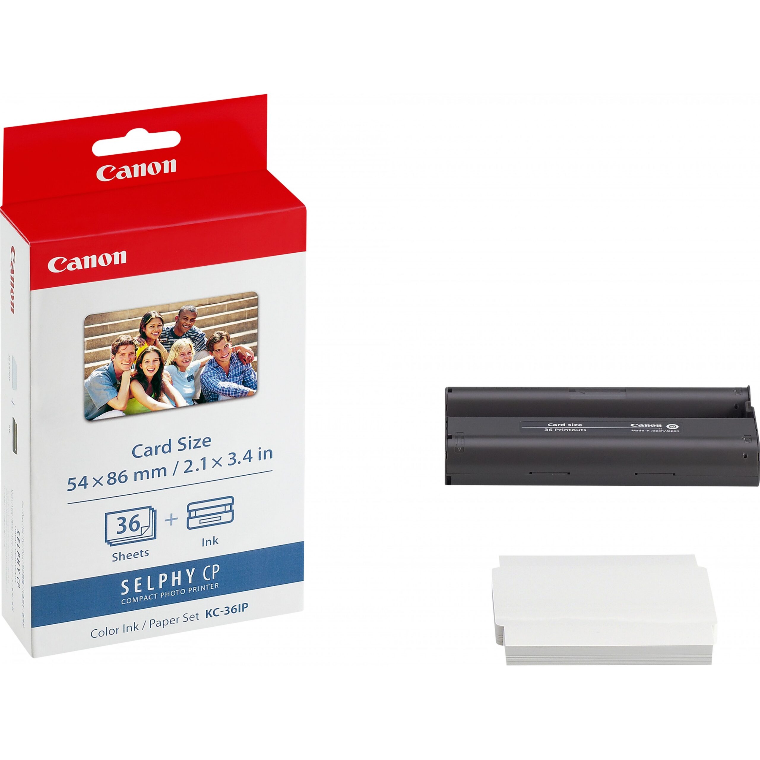 INK Canon KC-36IP Set me letër dhe bojë deri në kapacitet standard sipas ISO/IEC 24711 - Shumëngjyrëshe