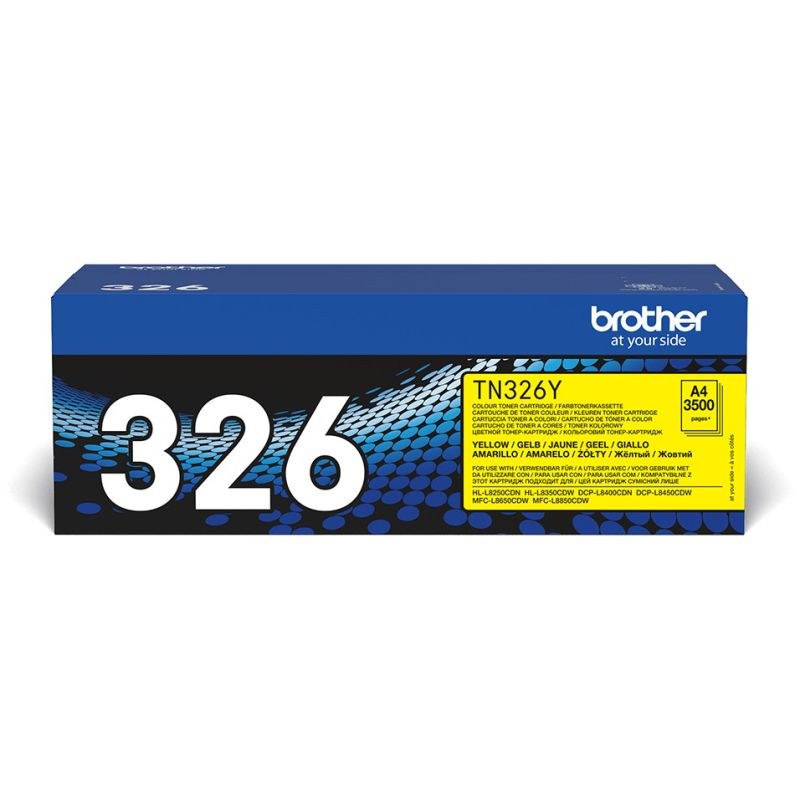 Toner Brother TN‑326Y / 3.500 faqe – Verdhë