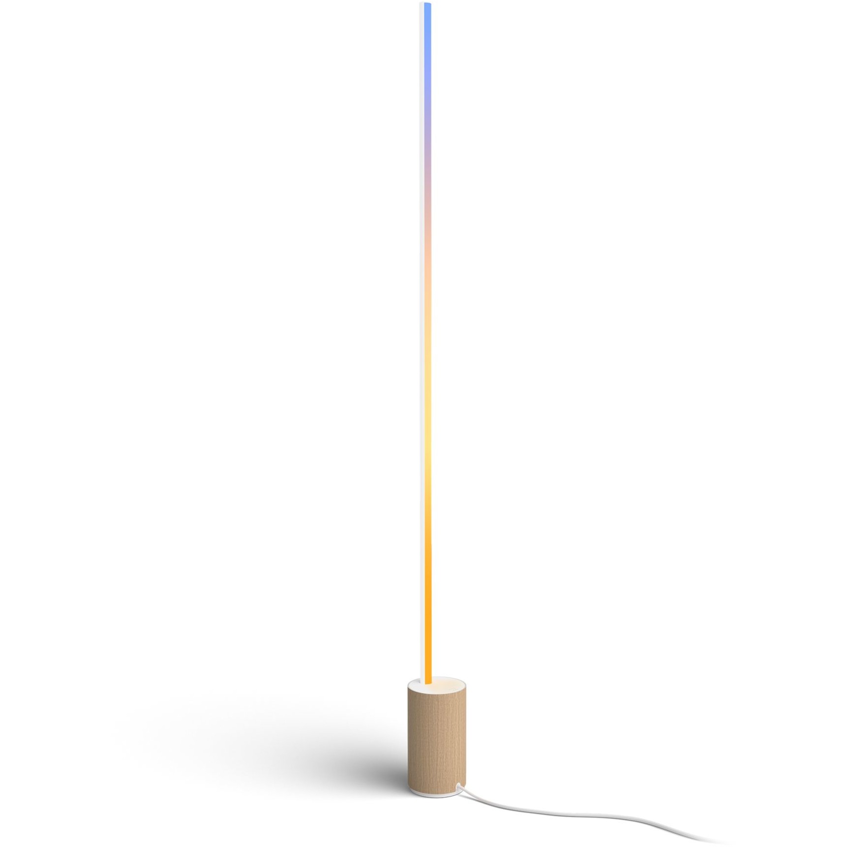 Dritë e mençur Philips Hue Gradient Signe Oak Stehleuchte 1800lm
