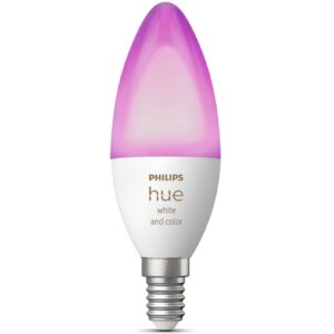 Dritë e mençur Philips Hue White & Color Ambiance E14 Kerze Einzeplack 470lm
