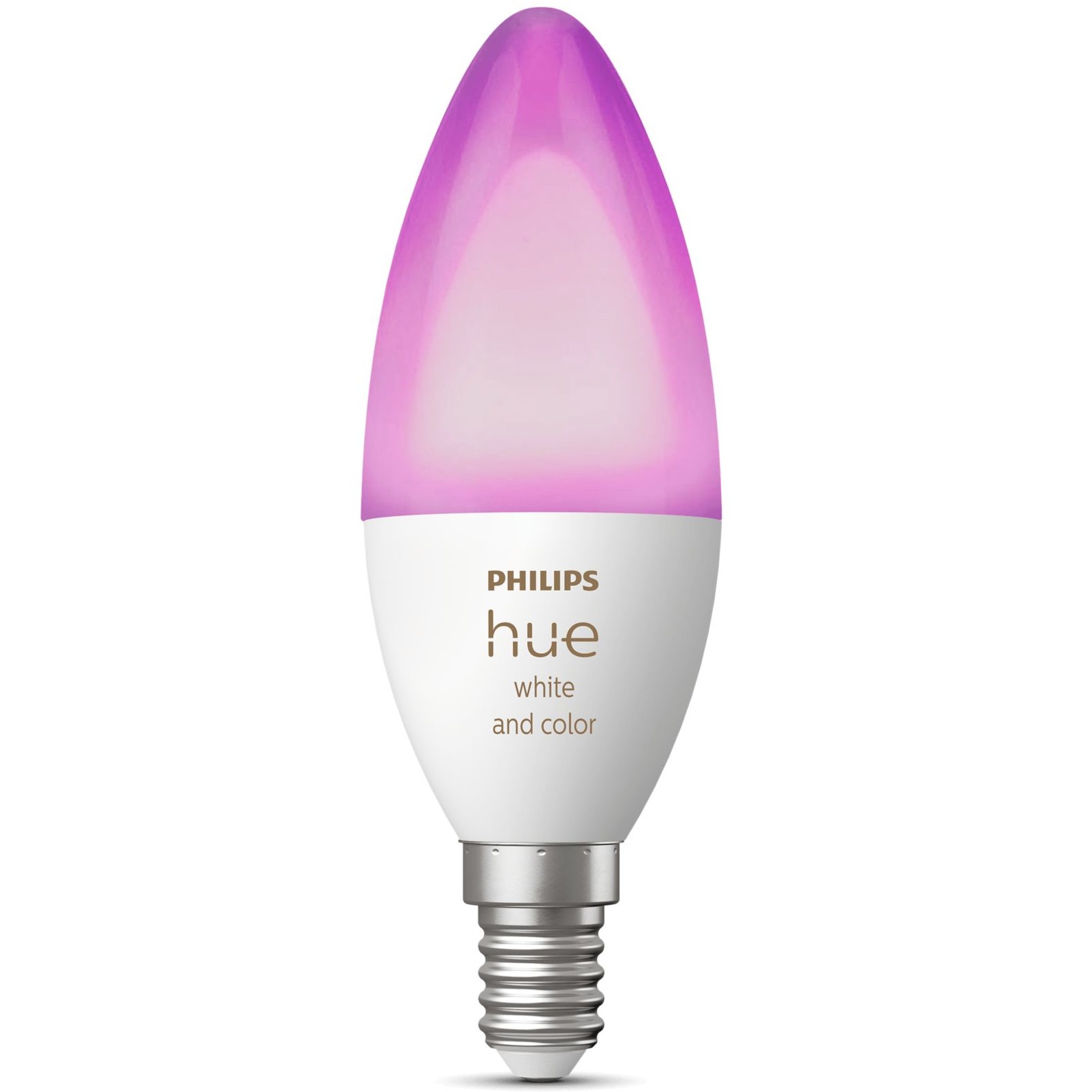 Dritë e mençur Philips Hue White & Color Ambiance E14 Kerze Einzeplack 470lm