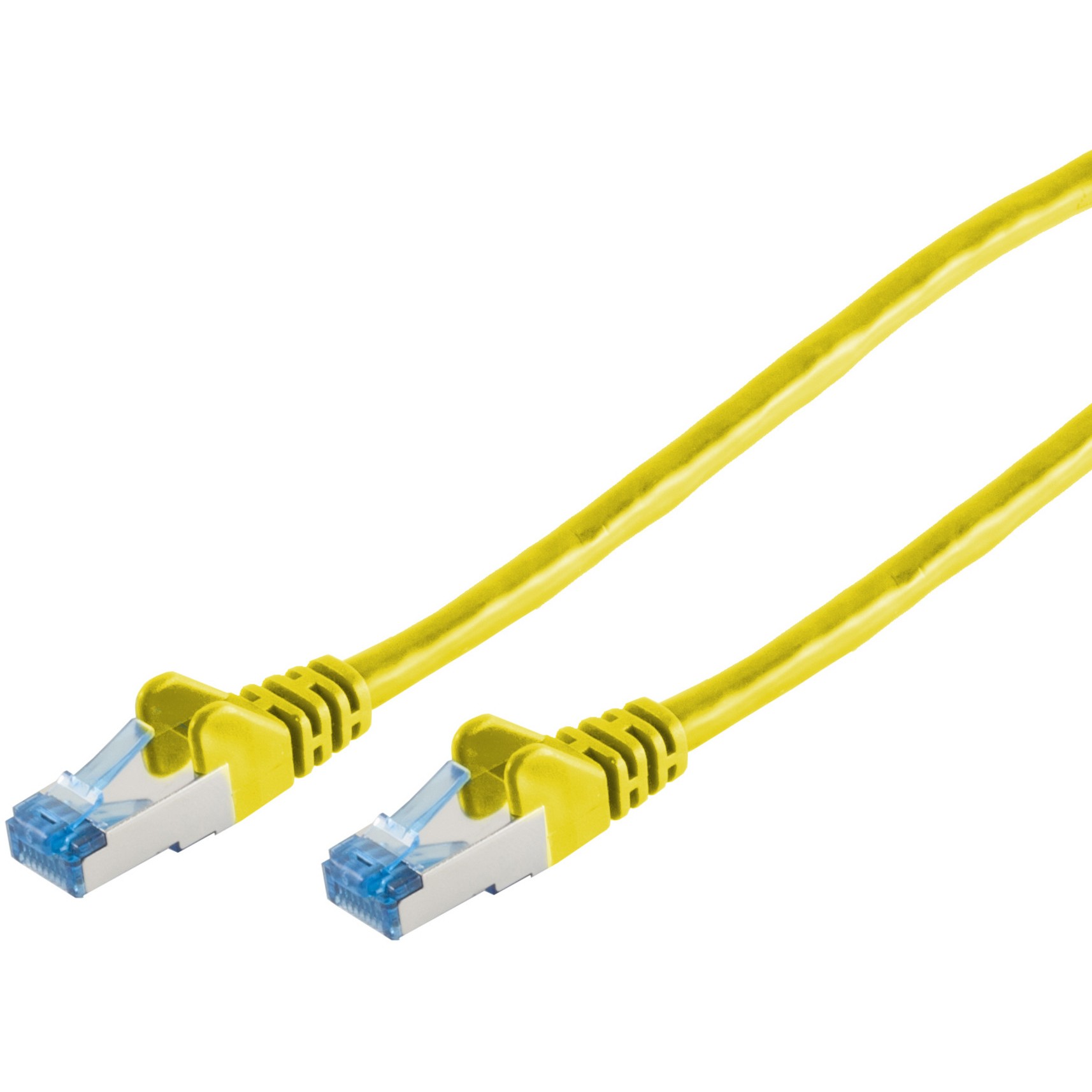 Kabllo për rrjet CAT6a 0.5m, e verdhë